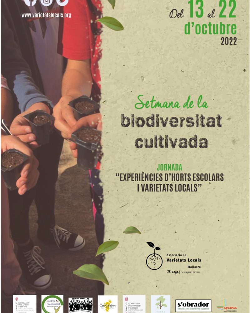 Setmana de la Biodiversitat cultivada 2022 AVL